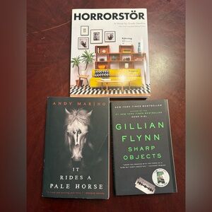 Horrorstör, It Rides a Pale Horse & Sharp Objects Book Bundle